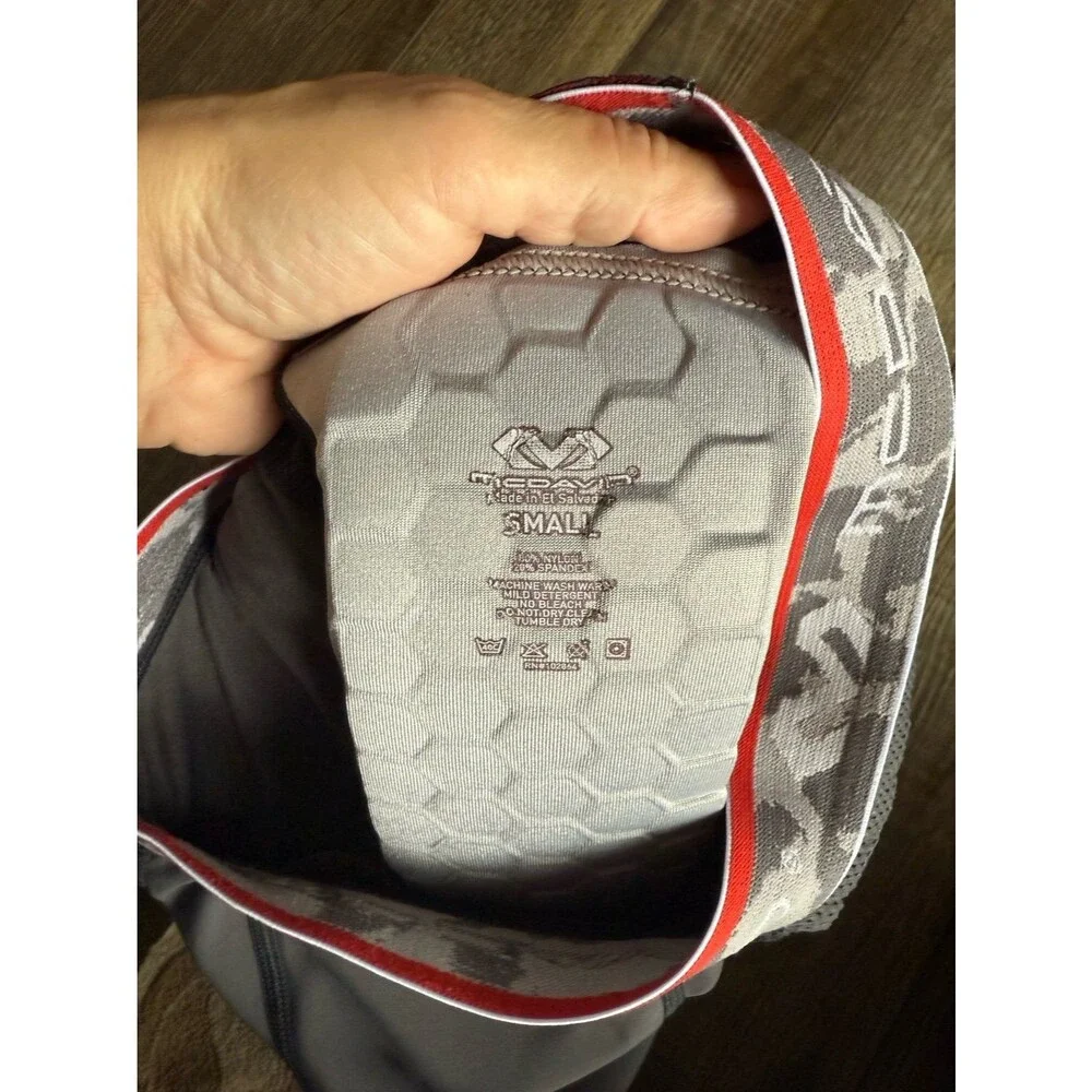 McDavid Hex Dual Density Thudd Short Sz. Small Gray